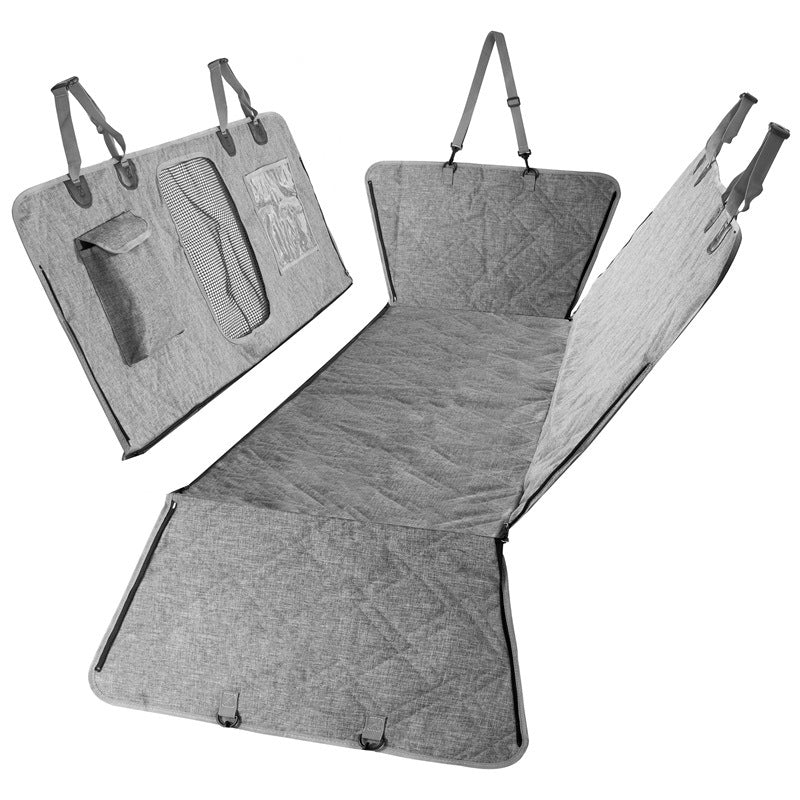 Cubierta Impermeable Divisible para Asiento Trasero – Ideal para Mascotas y Pasajeros