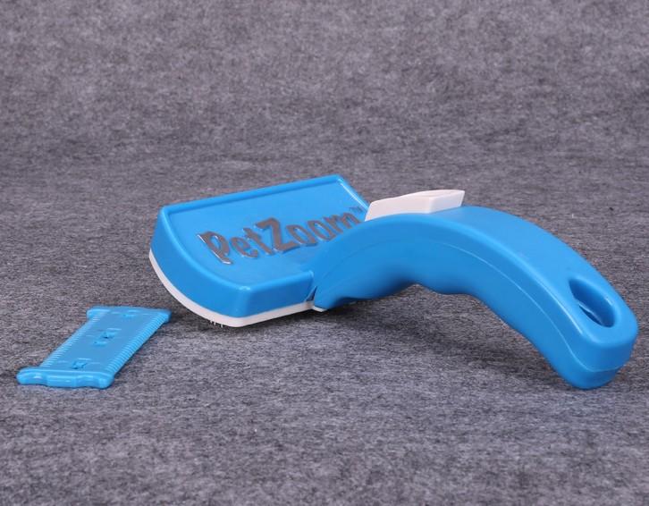 PetZoom Cepillo de Aseo para Perros y Gatos – Self-Cleaning, Antienredos y Masajeador ✨