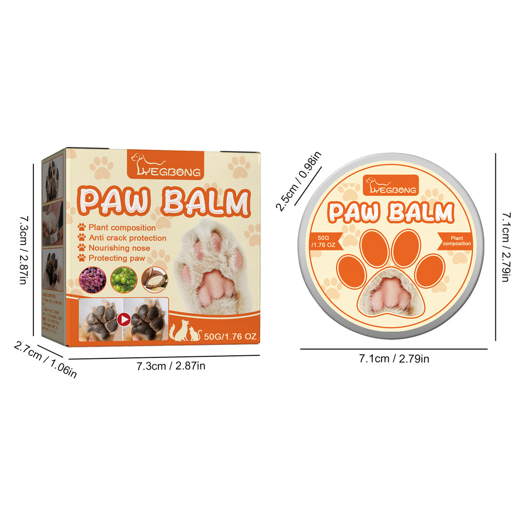 🧴 Bálsamo Hidratante para Patitas de Perros y Gatos – Protección y Suavidad Natural (50g)