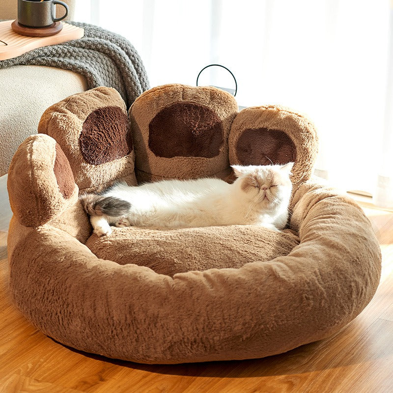 🏠 Cama para Perros – Cálida, Suave y Lavable para Invierno