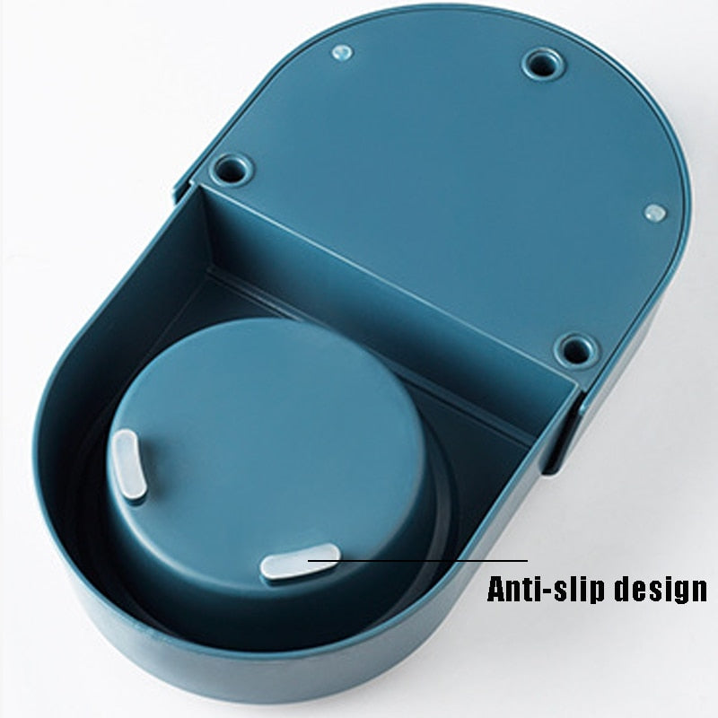 🥣 Comedero y Fuente Automática para Perros y Gatos – Antivuelco, Desmontable y Fácil de Limpiar