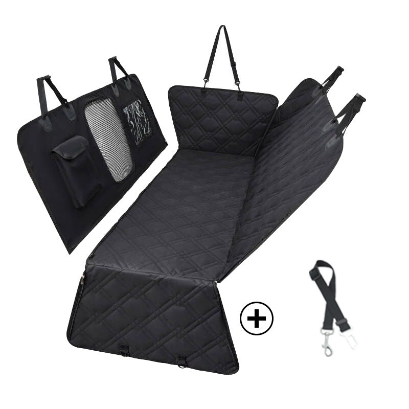 Cubierta Impermeable Divisible para Asiento Trasero – Ideal para Mascotas y Pasajeros