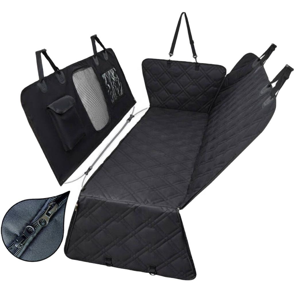 Cubierta Impermeable Divisible para Asiento Trasero – Ideal para Mascotas y Pasajeros