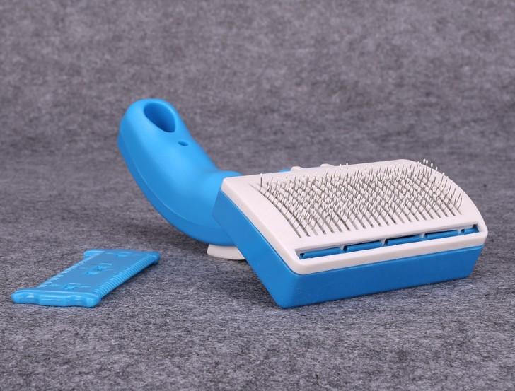 PetZoom Cepillo de Aseo para Perros y Gatos – Self-Cleaning, Antienredos y Masajeador ✨