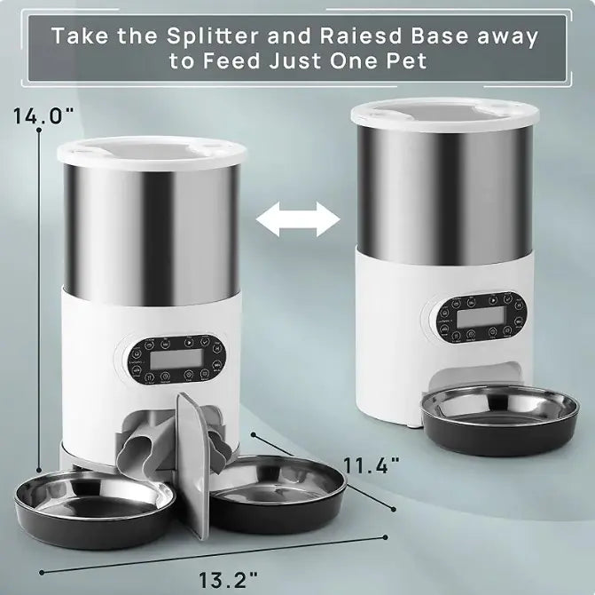 Dispensador Automático de Comidas para Mascotas